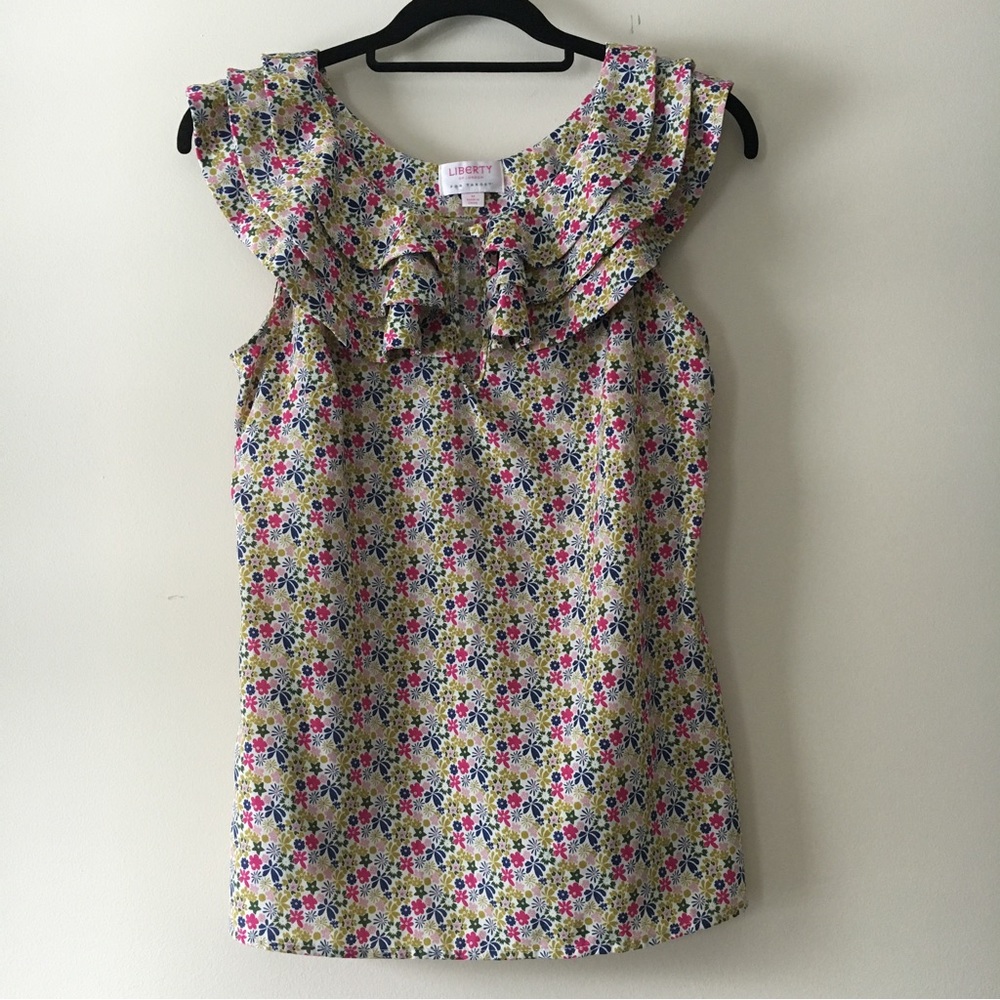 Liberty of London For Target Ruffle Floral Top